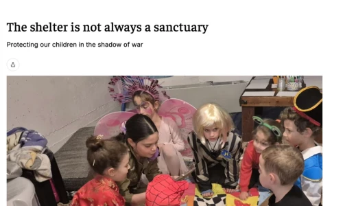 The shelter is not always a sanctuary Protecting our children in the shadow of war