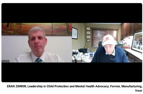 ERAN ZIMRIN; Leadership in Child Protection and Mental Health Advocacy